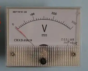 DC 450V 500V 600V 750V 1000V Rozsah Analógového Napätia, Voltmeter Panel Meter 69C9