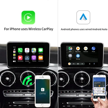 Carlinkit Dekodér Pre Mercedes Benz A B C E S Trieda NGT 5.0 Systém Bezdrôtový CarPlay Android Auto Multimediálne Zrkadlo AirPlay IOS14