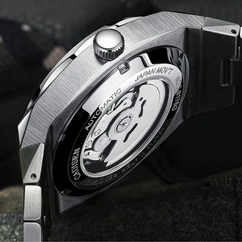 2020 NOVÉ CADISEN Dizajnu Značky Luxusné Muži Hodinky Japonsko NH35A Nehrdzavejúcej Ocele, 100M Vodotesné Mechanické Obchodné Náramkové hodinky+Box