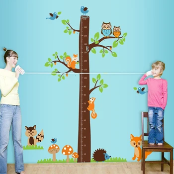 Veľké vysoký strom Deti spálňa pozadí dekorácie, dekoratívne laminované mš