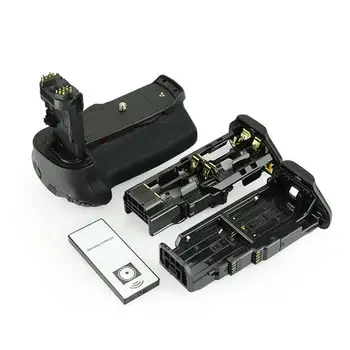 BG-E16 Battery Grip + IR Diaľkové Ovládanie + LP-E6 Battery Držiak AA Batérie Držiak pre Canon 7D mark II 7D2.