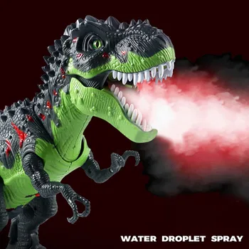 Diaľkové Ovládanie Dinosaura Robot Chôdza Hračka So Zvukom Ľahký Vzdelávacie Hračky Sprej Fire Dragon Elektrický Model Bábiky Pre Deti Darček