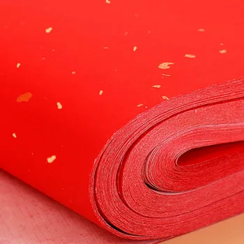 Čínsky Jarný Festival Couplets Červený Papier Xuan pre Šťastie, Peniaze Papier Obálky Rezanie Zahustiť Kaligrafie Papier Červený Papier Xuan
