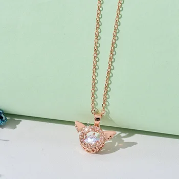 2021 Nové anjel Strážny Bije srdce Crystal Z Swarovskis Maxi Náhrdelník Collier Veľkoobchod Módne Šperky