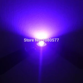 10pcs-100ks 3W UV LED Vysoký Výkon ultrafialového LED Čip 360nm 365nm 370nm 380nm 390nm 395nm 400 nm 405nm 420nm 430nm vlnová dĺžka