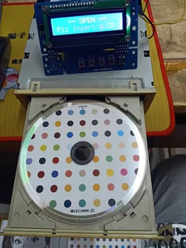 CD, DVD-ROM IDE optickej jednotky radič Audio Prehrávač ROM Na Gramofón, DIAĽKOVÉ ovládanie Digitálny LCD Displej diy sady
