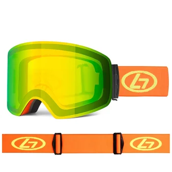 Vonkajšie Valcové Magnetické Lyžovanie Lyžiarske Okuliare na Snowboard Snehu Okuliare Anti-Fog Maska Ski Okuliare Full REVO Náter UV Ochrany