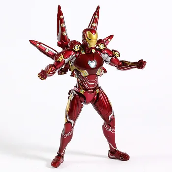 Avengers Koncovka Iron Man MK50 Nano Zbraň Set 2 PVC Akcie Obrázok Zberateľskú Model Hračka