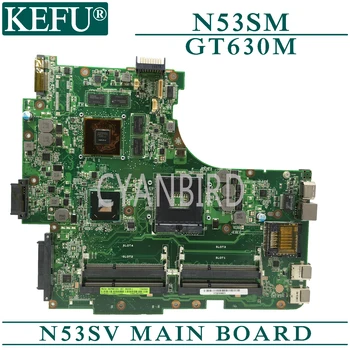 KEFU N53SV pôvodnej doske pre ASUS N53SM N53SN s GT630M Notebook doska