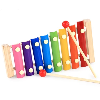 Vzdelávanie Vzdelávanie Drevené Xylophone Pre Deti, Dieťa, Hudobné Hračky Xylophone Juguetes 8-Poznámka Hudobný Nástroj