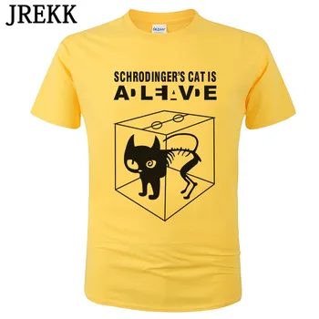 2020 Big Bang Theory T-shirt Sheldon Cooper Schrodinger 's Cat T shirt Mužov Komiksu, Anime Vytlačené Mužské Košele Tričká Topy C103
