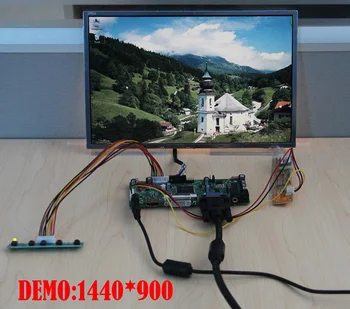 Pre B141XN04 V2 Monitor Auta 1024X768 Radič rada 20kolíkový LVDS 1 Lampy LCD DVI 14.1