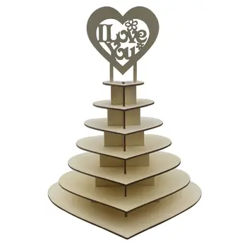 Ferrero Rocher Milujem Ťa Srdce Pyramídy Svadobné Čokoláda Dezert Displej Stojan