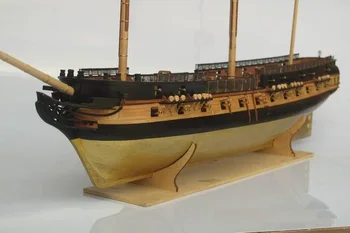 Klasické Britské vojnové lode drevený model auta v Mierke 1/75 HMS prekvapenie 1794 loď model