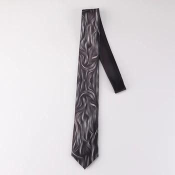 Doprava zadarmo Nový Muž pánske unikátne módne Čiernu textúru ženy bežné literatúra, umenie retro tlač kravatu darček k narodeninám kravata