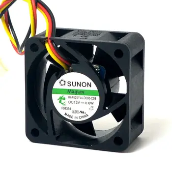Sunon Magneticke Ventilátor HA40201V4-D000-C99 DC12V 0,6 w 4020 40 40*40*20 MM F server invertor napájanie axiálne chladenie ventilátory 3pin