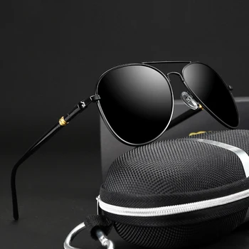 Klasické Slnečné Okuliare Polarizované Mužov Jazdy Okuliare Black Pilot, Slnečné Okuliare Značky Dizajnér Male Retro Slnečné Okuliare Pre Mužov/Ženy