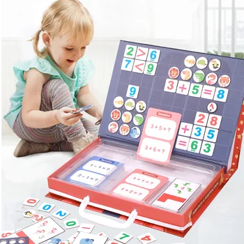 Magnetické Montessori Matematika Hračka Aritmetický Okrem Odčítanie Matematiky Puzzle Hra Vzdelávacích Hračiek, Učebných Počítať Pomoci Darček
