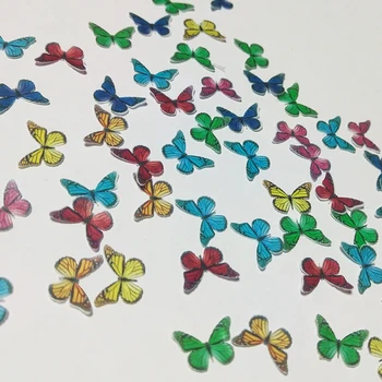 100ks/veľa Mini Jedlé Motýľ Veľkonočné Tortu Dekorácie 3D Nápad Zdobenie Nástroje,Koláče Stojan Narodeninovej Party Kuchyňa Dodanie