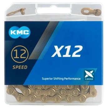 KMC X12 Zlato Ti-N 12-rýchlostná Cesta / MTB Cyklistické Reťazca 126L hodí SRAM GX NX Eagle 12 Rýchlosť