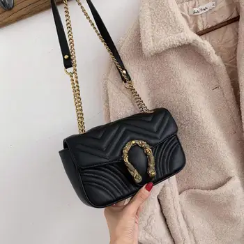 2020 Nový Príchod Luxusné Dámske Kabelky Fashion Reťazca Ramenný Crossbody Tašky Pre Ženy Slávnej Značky Tote Bag Vak Hlavný Femme