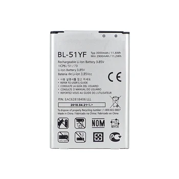Vysokokapacitné Originálne batérie BL-51YF Pre LG G4 BL-51YF H815 H818 H810 VS999 500 G Stylo Náhradné Batérie