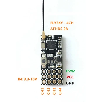 FS2A 4CH AFHDS 2A Mini Kompatibilný Prijímač PWM Výstup pre Flysky i6 i6X i6S FS-i6 FS-i6X FS-i6S Vysielač