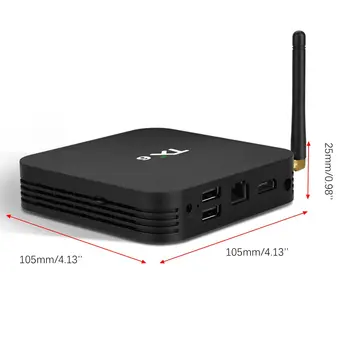 TX6 TV BOX H6 2G/16G Pre Android 9.0 Bezdrôtový 4K Quad Core WiFi Home Media Audio 4G/32G 4G/64 G WIFI Box