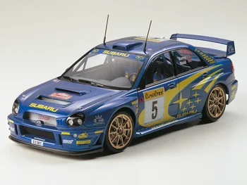 Tamiya 24240 Model Auta, Stavebné Súpravy Mierke 1/24 Subaru Impreza WRC 2001 Závodné Auto, Montáž Hračka