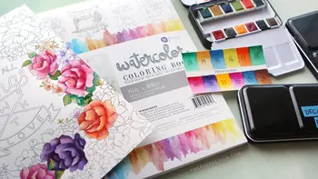 Americký Prima Marketing Akvarelových Farieb Pevné Priehľadné AcuarelasTravel Strane Účtu Vodné Farby Maľovanie Na Ilustráciu Darček