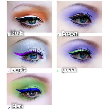 Krása Ženy Kozmetické Farebné Očné Linky, Nepremokavé Štetec, Ceruzka Eye Liner Make-Up Nástroje 88