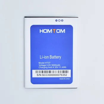 Sledovať kód nové HOMTOM HT37 HT37Pro Batérie Veľkú Kapacitu Plný 3000mAh Záložnej Batérie Náhradné Pre HOMTOM HT37 Smart Phone