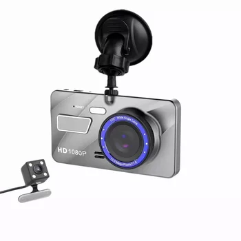 Ultra Tenké Dash Cam Full 1080P HD Dual Objektívom IPS Auta DVR Kamera Predná Zadná Kamera Video Registrátorov G-Senzor pre Nočné Videnie