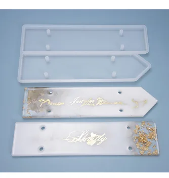 2020 Nové Doorplate Silikónové Formy DIY Crystal Epoxidové Plesne Výpis Self-made Značenie Business Doorplate dekorácie z epoxidovej