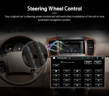 Univerzálny Multi-funkcia Auto DVD GPS Prehrávač, Bezdrôtový Diaľkový ovládač, Volant, Diaľkové Ovládanie Tlačidlo