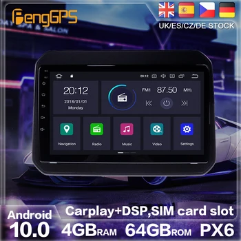 Android 10.0 PX6 GPS Navigácia Pre Suzuki Ignis 2016 2017 2018 2019 Rádio Stereo Auto DVD Multimediálne Auto Hráč HeadUnit 2 DIN