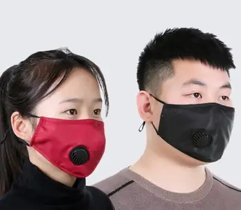 10pcs tvárová Maska na Ochranu Tváre, Úst Masky PM2.5 Priedušná Proti Prachu Prachotesný Anti-fog Dýchanie ventil Umývateľný