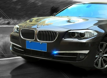 Chrome Vonkajšie Predné Hmlové Svetlo Lampy Obočie Viečka Prúžok Kryt Výbava Styling Nálepky vhodné na BMW 5 Series F10 / GT F07 F18
