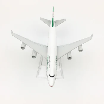 Doprava zadarmo Taiwan EVA Air letúna model Boeing 747 lietadlo 16 CM Kovové zliatiny diecast 1:400 lietadlo model hračky pre deti