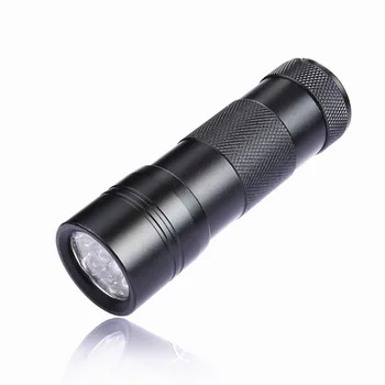 Prenosná UV Lampa 12 LED Čierne 395nm Ultra Violet Blacklight Detektor Pochodeň Svetla pre Psa Moču, Pet Škvrny, Bed Bug