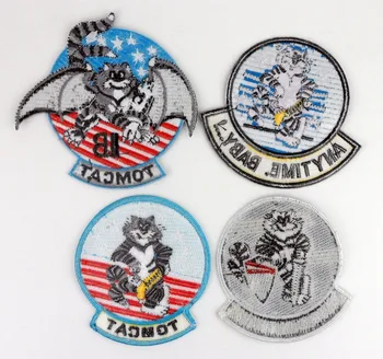 Štyri Štýly US Navy Tomcat Fighter Squadron Ramenný Patch Americký Patch Svetové vojenské Obchod