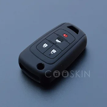 Silikónové kľúča vozidla kryt prípade chrániť pokožku nastaviť Pre Chevrolet Cruze Epica Lova Camaro Impala 4 tlačidlo smart remote keyless 10pcs