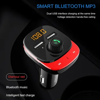 Auto Bluetooth, MP3, LED Digitálny Displej Dual USB Bluetooth 5.0 Podporuje hlasité Telefonovanie Podporuje TF kartu Auto MP3