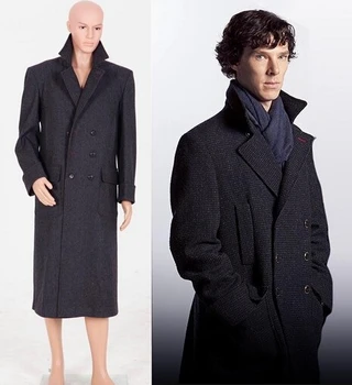Sherlock Holmes Cape Kabát Cosplay Kostým Sherlock Holmes Kabát Dospelých Cosplay Kostým Vlastný Film Sherlock Holmes Oblečenie