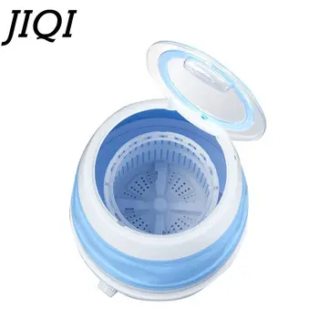 JIQI 2.6 Kg Prenosné Skladacie Pranie Stroj Vymeniteľné dehydratácia kôš Semi-automatické Práčky pre Oblečenie, spodná Bielizeň