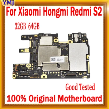 Plný Testované Na RedMi S2 Doske Originálne Odomknutá, 32 GB, 64 GB Pre Xiao HongMi RedMi S2 s OS Android Logic Board