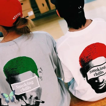 Letné #FR2 Králiky Dve zákaz Fajčenia Bavlna T-shirts Muži Ženy Bežné Klasické Umyté T-Shirt Fajčenie Zabíja T Tričko