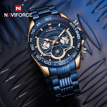 Nové NAVIFORCE Mens Vojenské Business Hodinky Top Značky Luxusné Muž Hodiny Mužov Športové Módne Náramkové hodinky Quartz Relogio Masculino