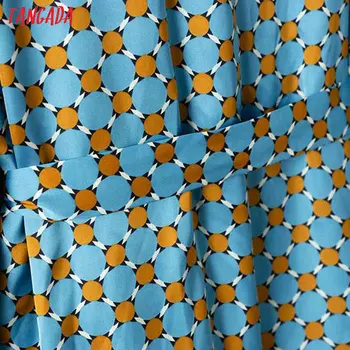 Tangada ženy perie patchworks oblek, sako módne 2019 dlhý rukáv dámske geometrických tlač sako žena office kabát XD312