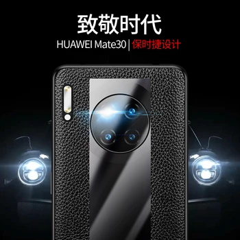 Módne puzdro Na Pre Huawei Mate 30 Pro Číre sklo Zrkadla Prípade ochranný Kryt Plášťa Pre Huawei Mate 30 RS Porsche Design